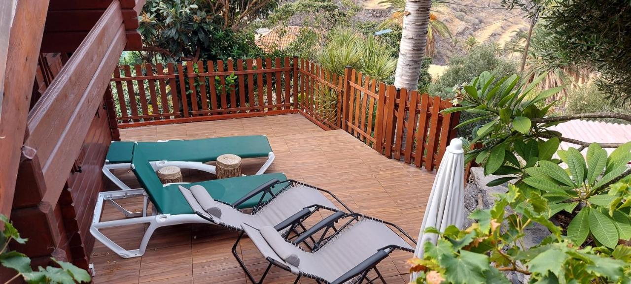 Cabana Los Palmeros, Vista Al Mar Y La Montana Alojera Eksteriør bilde