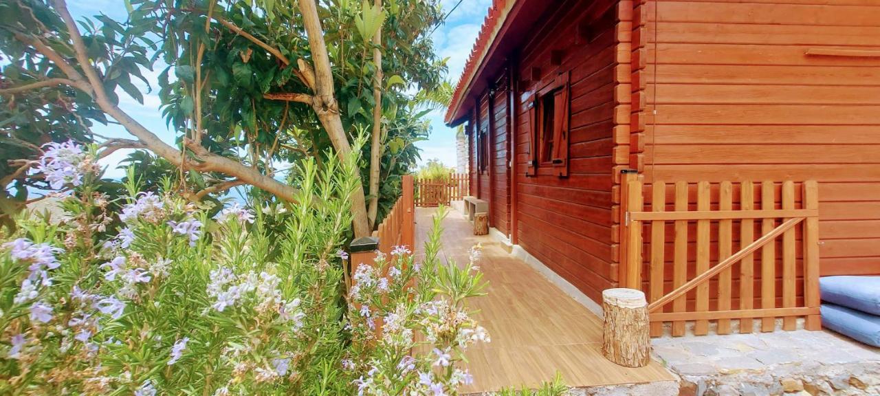 Cabana Los Palmeros, Vista Al Mar Y La Montana Alojera Eksteriør bilde