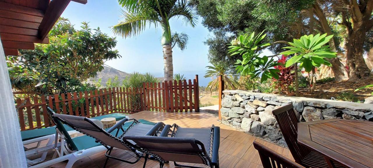 Cabana Los Palmeros, Vista Al Mar Y La Montana Alojera Eksteriør bilde