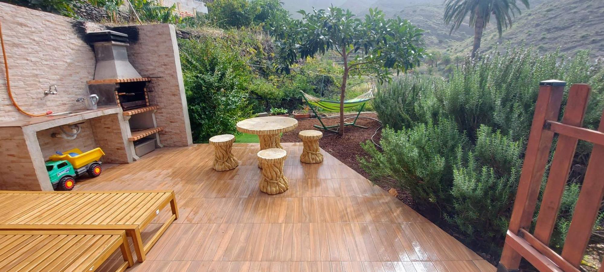 Cabana Los Palmeros, Vista Al Mar Y La Montana Alojera Eksteriør bilde