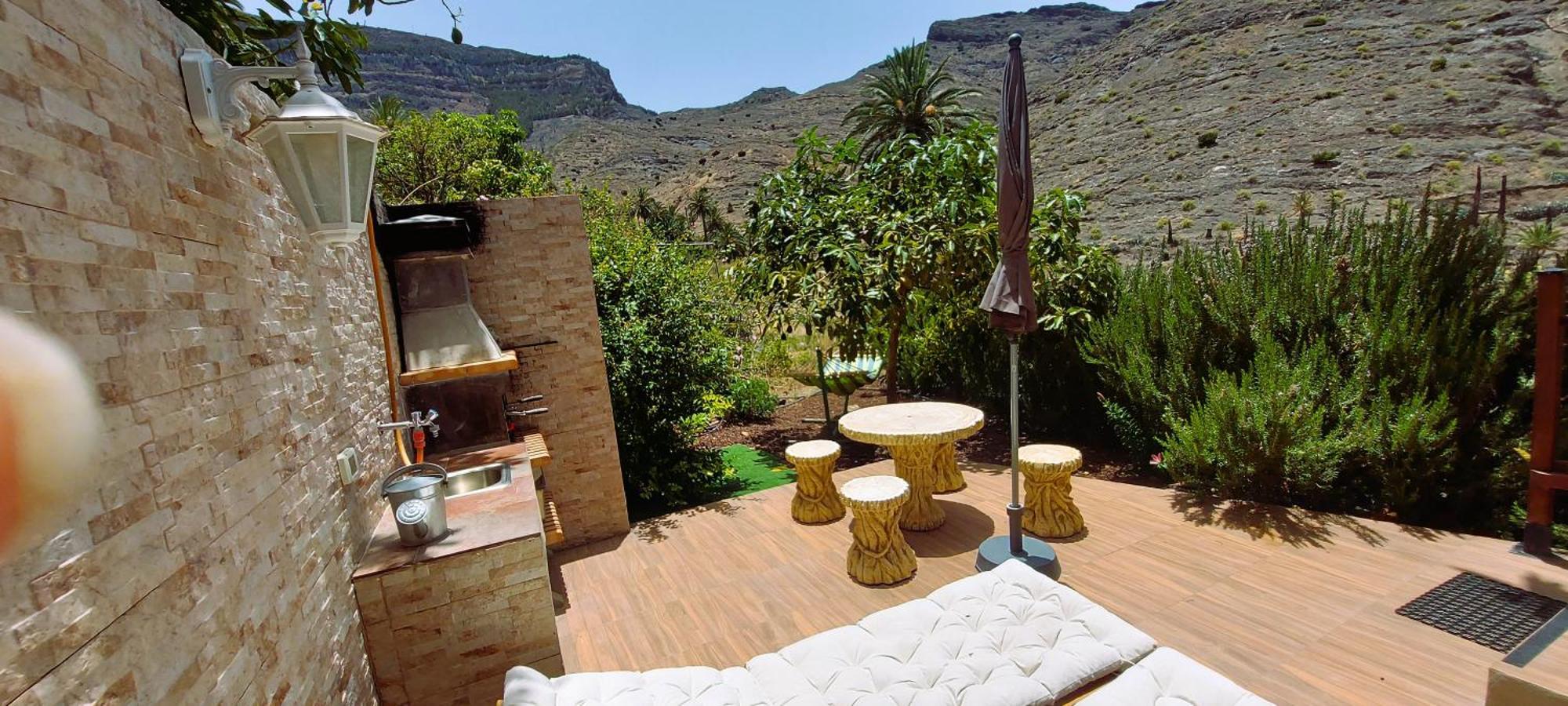 Cabana Los Palmeros, Vista Al Mar Y La Montana Alojera Eksteriør bilde