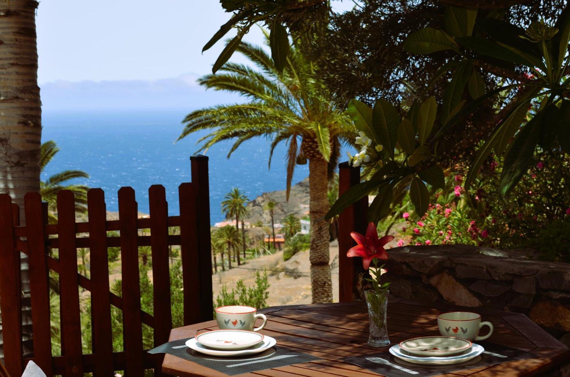 Cabana Los Palmeros, Vista Al Mar Y La Montana Alojera Eksteriør bilde